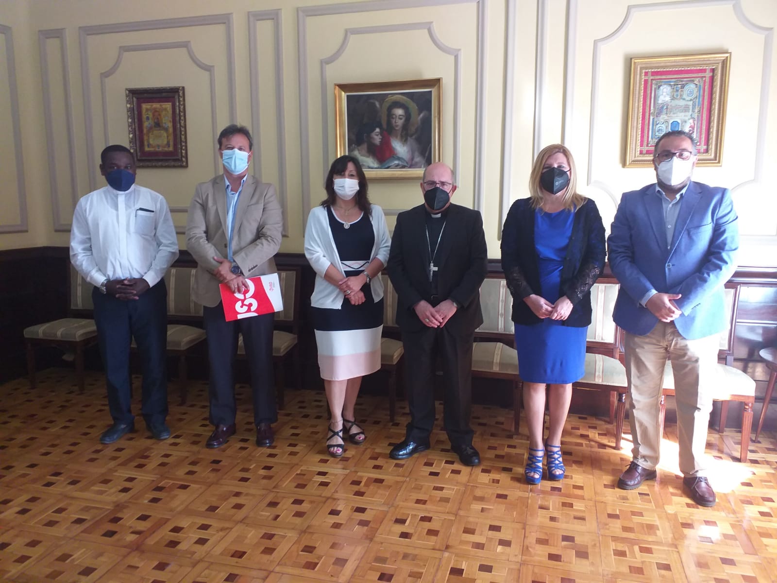 FEUSO Andalucía mantiene un encuentro con el obispo de Huelva, monseñor Santiago Gómez Sierra FEUSO Andalucía mantiene un encuentro con el obispo de Huelva, monseñor Santiago Gómez Sierra