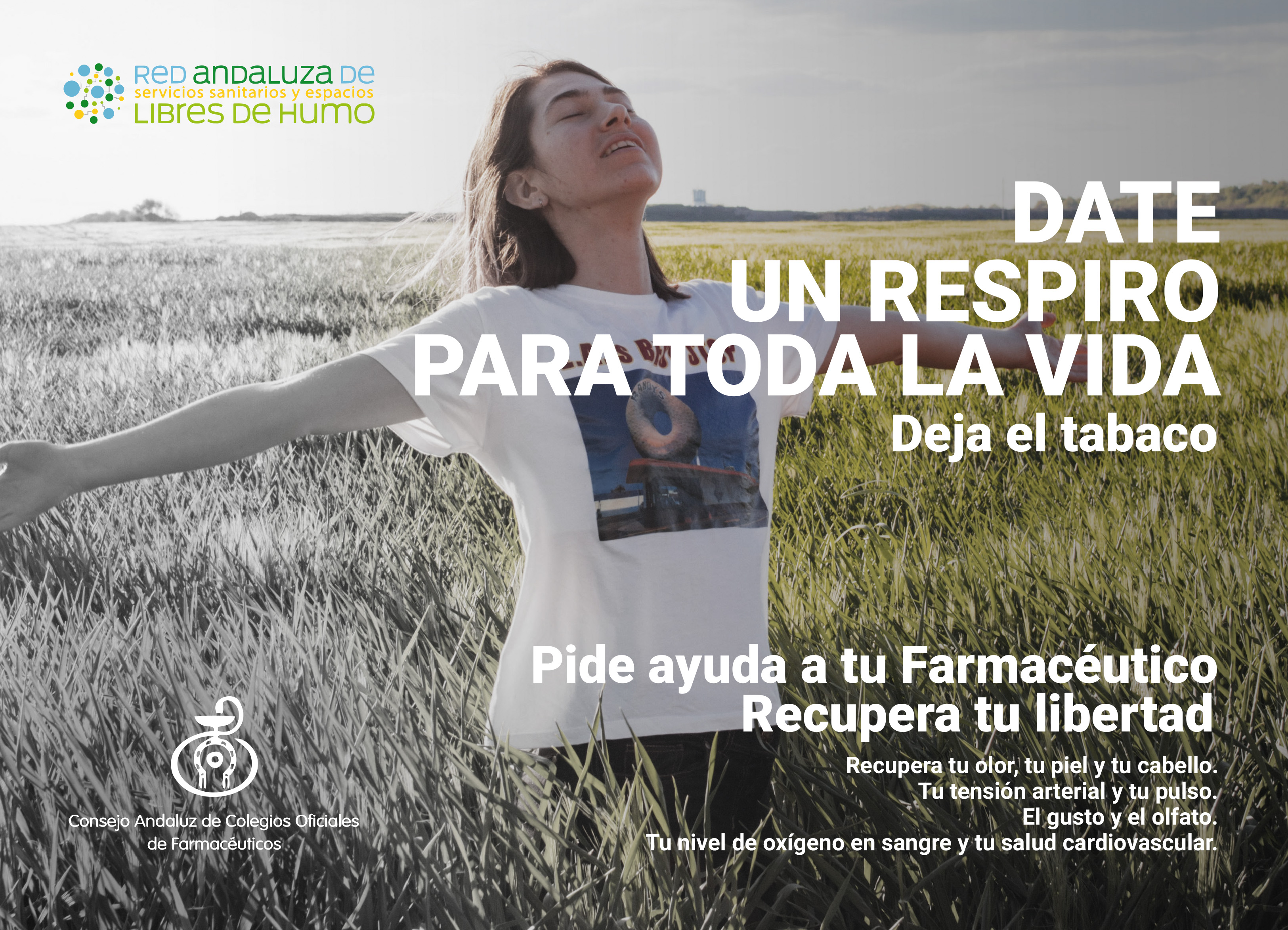 La Farmacia andaluza lanza una campaña para fomentar la cesación tabáquica y ofrecer el apoyo y asesoramiento de los farmacéuticos a las personas que quieran dejar de fumar