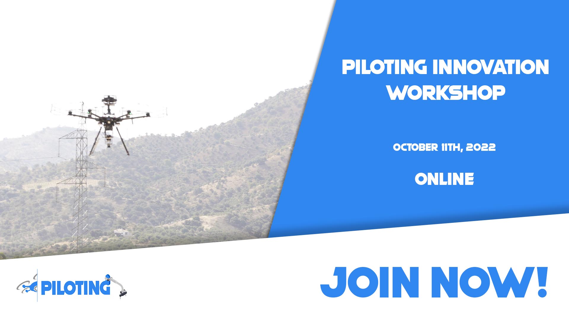 Inscripciones abiertas para el webinar “PILOTING Innovation Workshop". 11 de octubre, 9.30-12.00 Inscripciones abiertas para el webinar “PILOTING Innovation Workshop". 11 de octubre, 9.30-12.00
