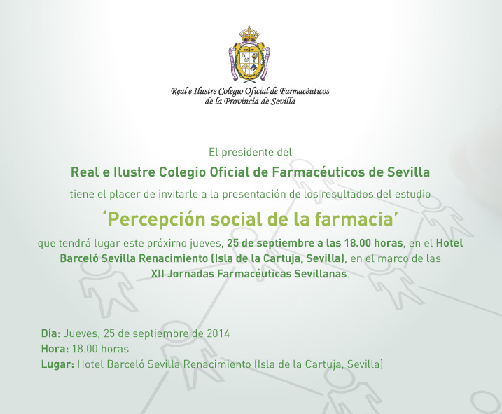Presentación del estudio 'Percepción social de la farmacia' - Colegio de Farmacéuticos de Sevilla