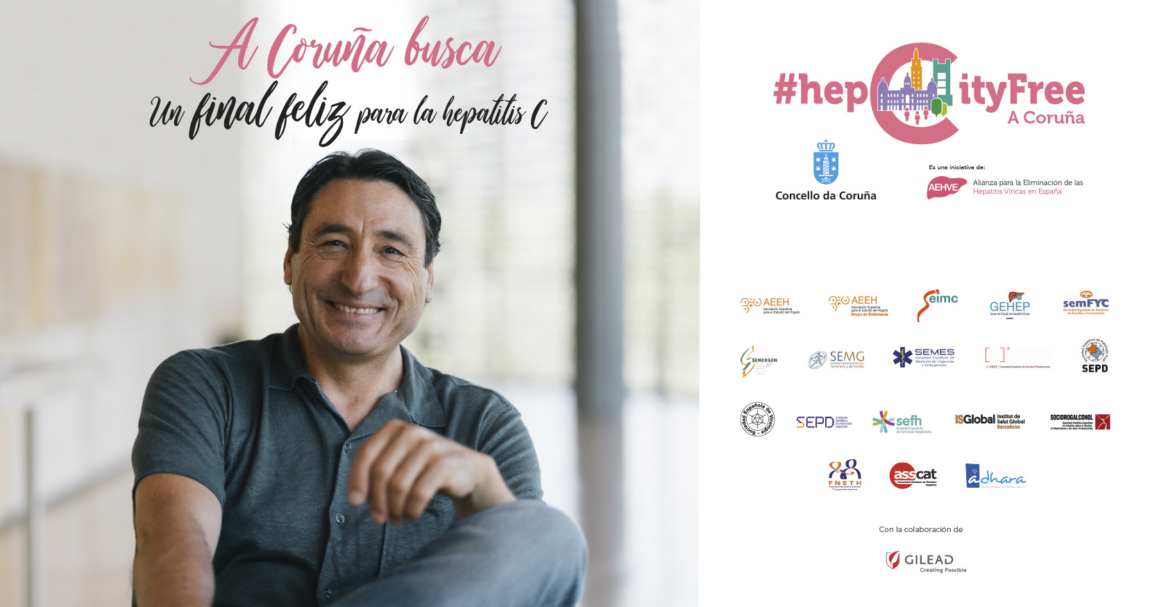 Nota de Prensa- A CORUÑA BUSCA LOS ÚLTIMOS CASOS DE HEPATITIS C CON UNA CAMPAÑA DE SENSIBILIZACIÓN PROTAGONIZADA POR EL ACTOR CARMELO GÓMEZ Nota de Prensa- A CORUÑA BUSCA LOS ÚLTIMOS CASOS DE HEPATITIS C CON UNA CAMPAÑA DE SENSIBILIZACIÓN PROTAGONIZADA POR EL ACTOR CARMELO GÓMEZ