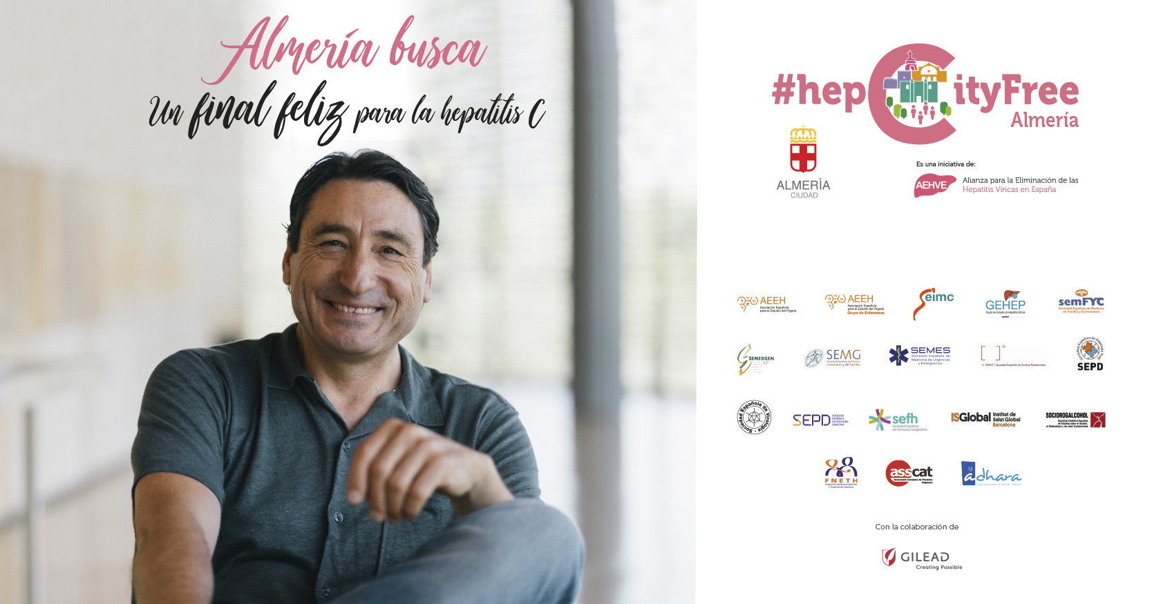 Nota de Prensa- ALMERÍA BUSCA LOS ÚLTIMOS CASOS DE HEPATITIS C CON UNA CAMPAÑA DE SENSIBILIZACIÓN PROTAGONIZADA POR EL ACTOR CARMELO GÓMEZ Nota de Prensa- ALMERÍA BUSCA LOS ÚLTIMOS CASOS DE HEPATITIS C CON UNA CAMPAÑA DE SENSIBILIZACIÓN PROTAGONIZADA POR EL ACTOR CARMELO GÓMEZ