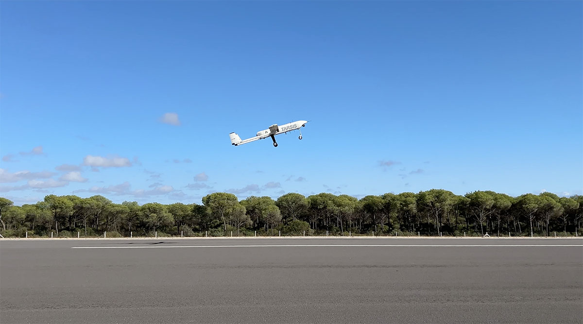 Nota de Prensa- El UAS TARSIS de AERTEC es el primer sistema no tripulado en despegar desde CEUS de Huelva