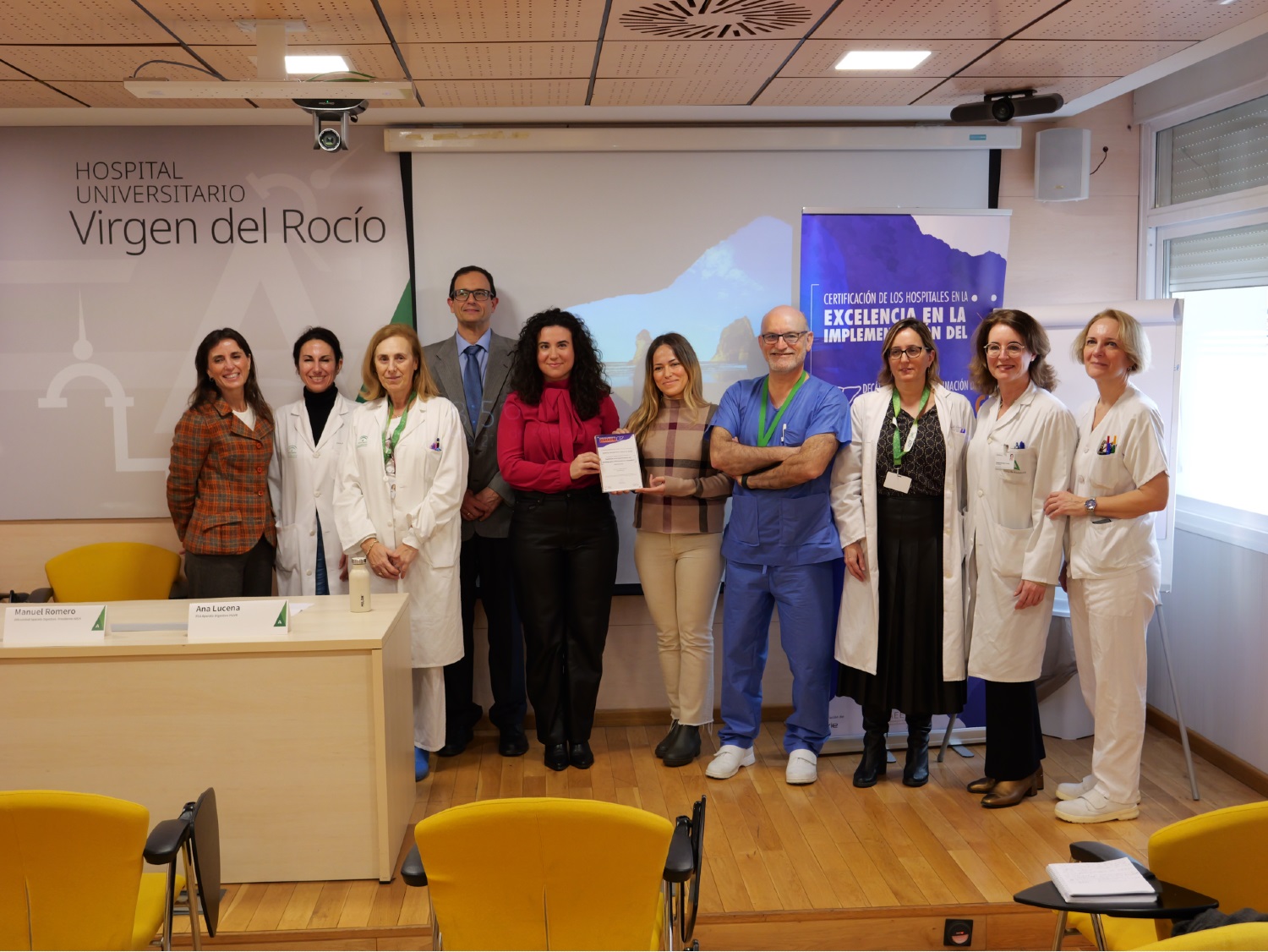 Nota de Prensa- EL HOSPITAL VIRGEN DEL ROCÍO, TERCER HOSPITAL ANDALUZ QUE CONSIGUE EL CERTIFICADO DE EXCELENCIA EN LA ELIMINACIÓN DE LA HEPATITIS C