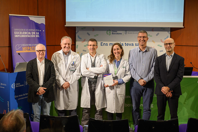 Nota de Prensa- El Clínic recibe el certificado de excelencia en la implementación del decálogo para la eliminación de la Hepatitis C