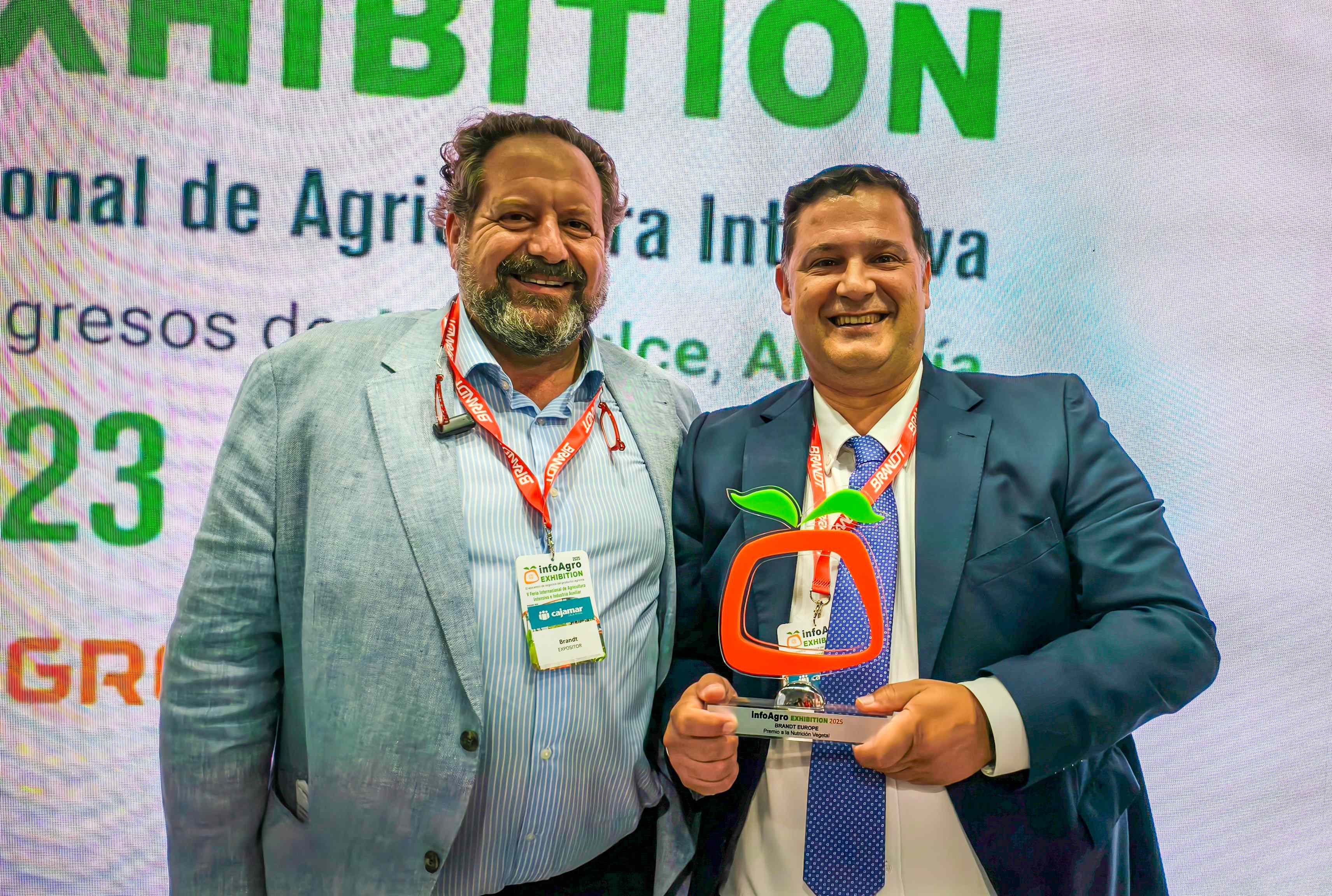 NOTA DE PRENSA: BRANDT, PREMIADA EN INFOAGRO 2025 POR SU LIDERAZGO EN NUTRICIÓN VEGETAL