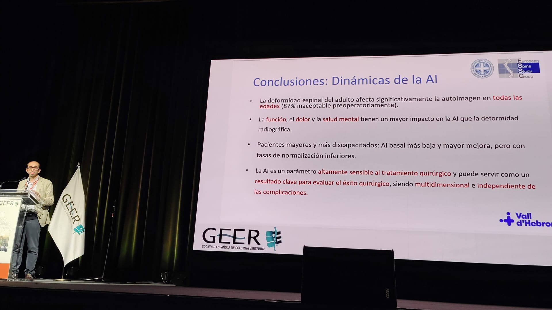 El Dr. Sleiman Haddad, del Hospital Vall d'Hebrón, durante la presentación del estudio