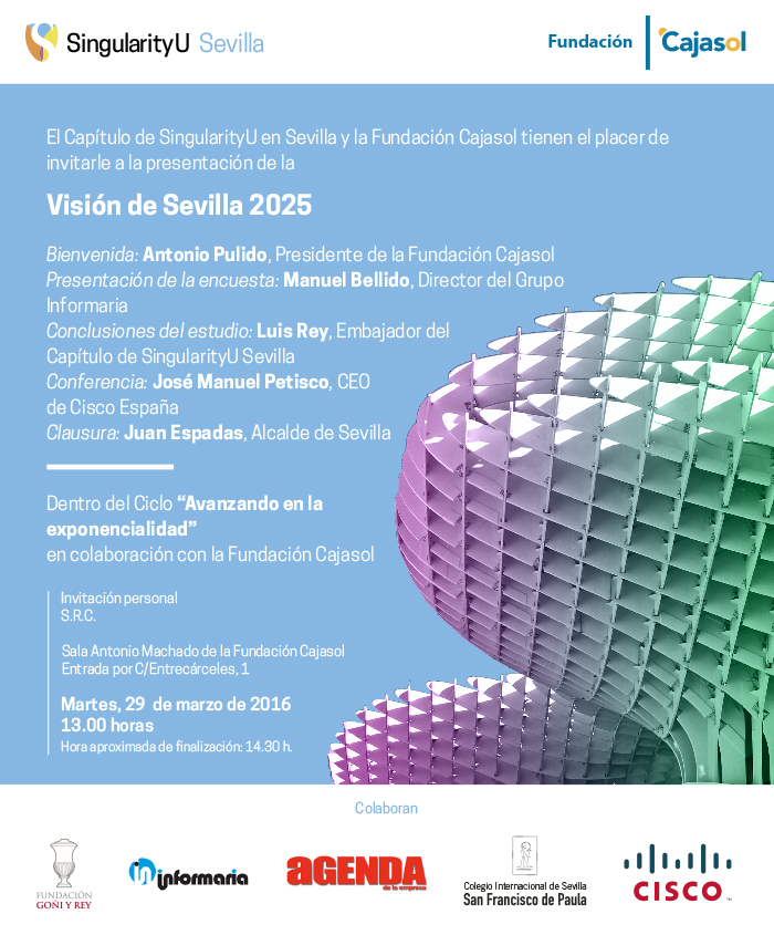 Invitación a la Presentación de la Visión de Sevilla 2025