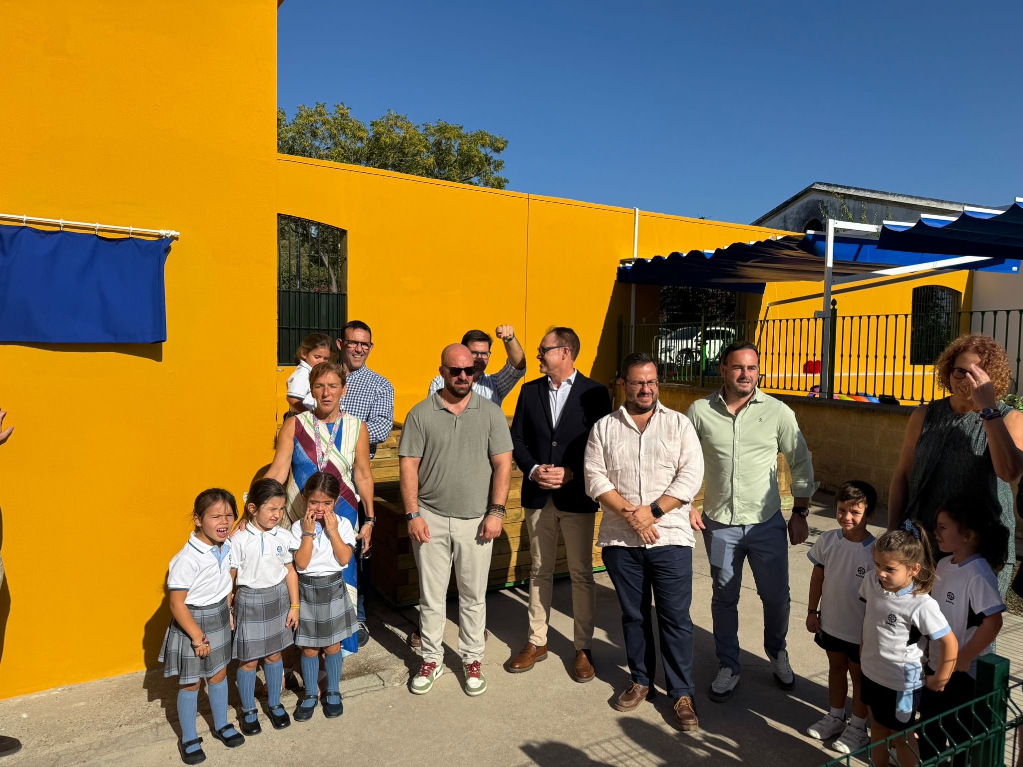 NOTA DE PRENSA: EL ALCALDE DE EL PUERTO, GERMÁN BEARDO, INAUGURA EL RENOVADO PATIO DE SAN FRANCISCO DEL COLEGIO SAFA SAN LUIS, UN NUEVO ESPACIO DE PSICOMOTRICIDAD Y ESTIMULACIÓN AL AIRE LIBRE