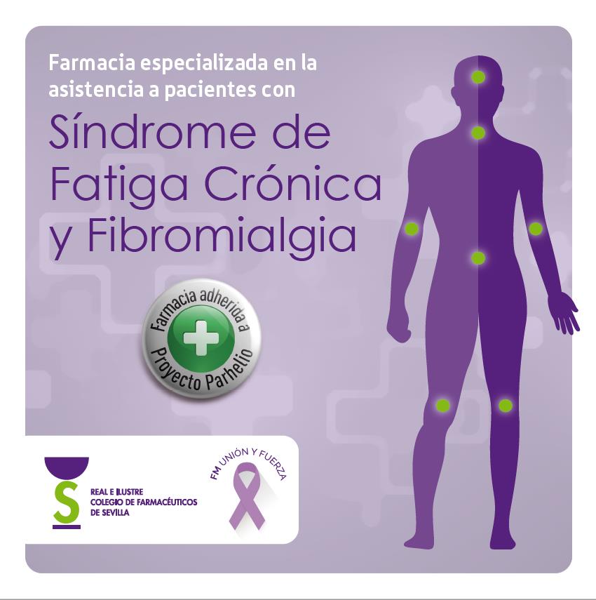 Las farmacias sevillanas especializadas en la asistencia a personas con fibromialgia y síndrome de fatiga crónica estrenan distintivo