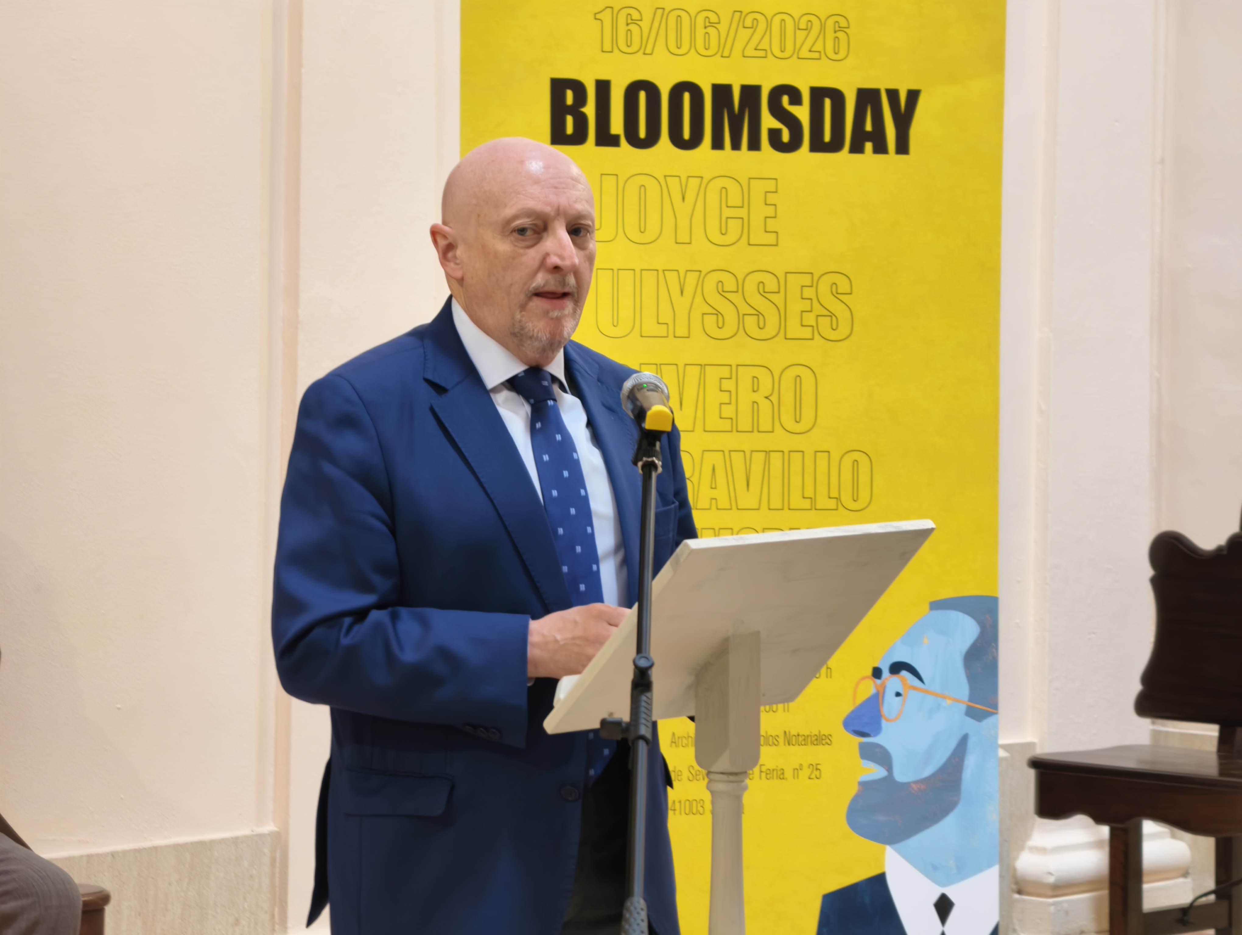 NOTA DE PRENSA: EL ARCHIVO DE PROTOCOLOS NOTARIALES CELEBRA EL BLOOMSDAY CON UN HOMENAJE A ANTONIO RIVERO TARAVILLO Y A LA OBRA DE JAMES JOYCE
