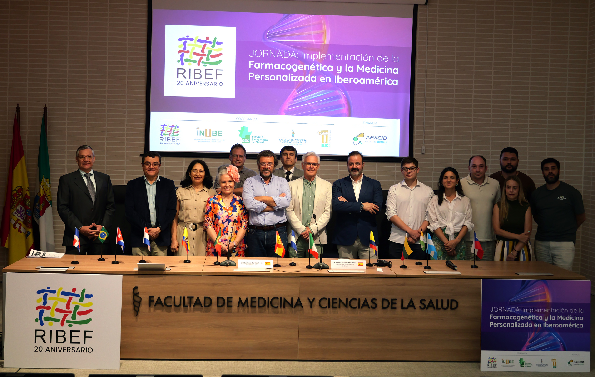 Nota de prensa RIBEF - Investigadores de una decena de países analizan en Badajoz cómo influye la diversidad genética en la respuesta a los medicamentos