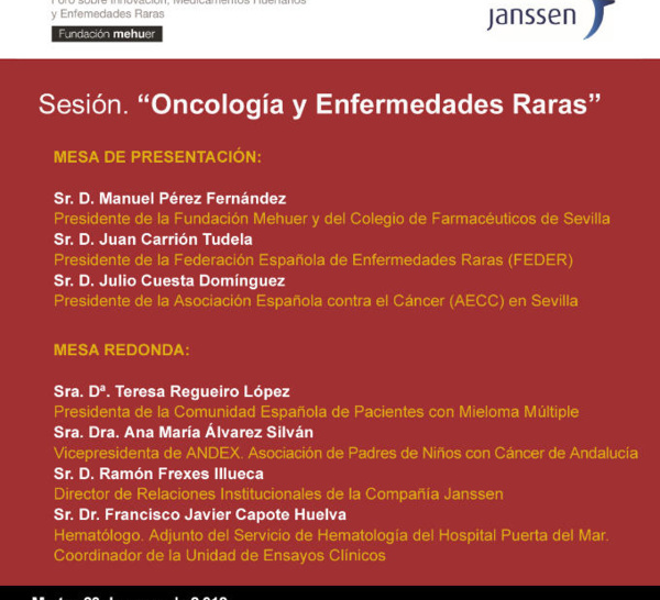 El Foro InnovaER aborda mañana en Sevilla la relación entre oncología y enfermedades raras