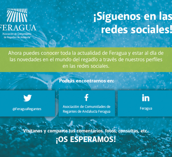 FERAGUA - ¡Síguenos en las redes sociales!