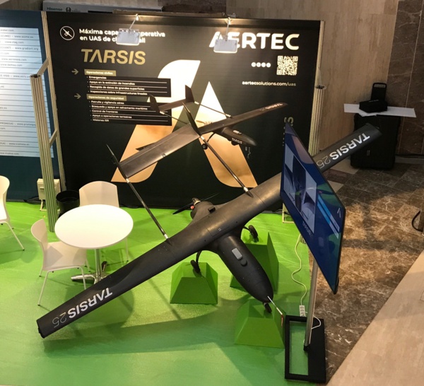 NOTA DE PRENSA: Los UAS TARSIS de AERTEC presentan sus capacidades duales en UNVEX, la mayor feria española de drones