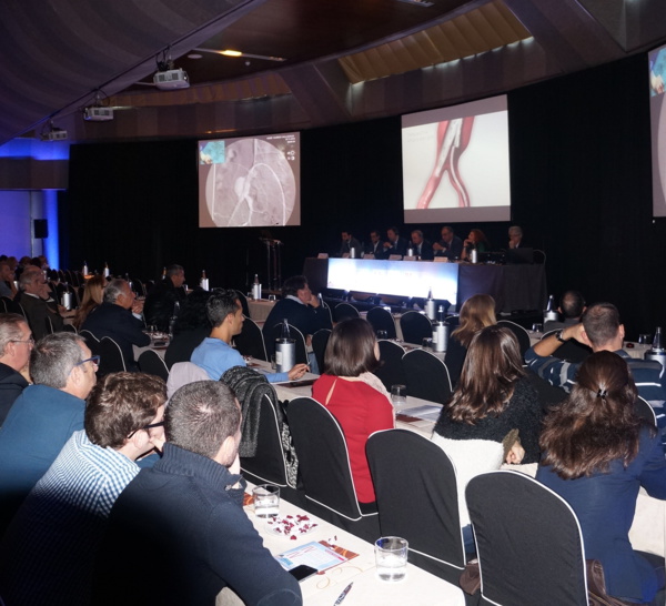 El Hospital Universitario de Valladolid retransmite en directo dos intervenciones practicadas con cirugía endovascular en el principal encuentro nacional de esta especialidad médica