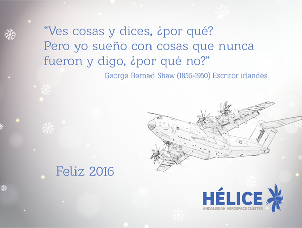El equipo de HÉLICE os desea una Feliz Navidad y Feliz 2016!