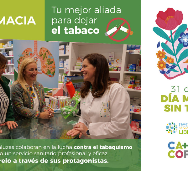 Las farmacias andaluzas, aliadas clave para dejar de fumar gracias a su cercanía y capilaridad territorial, así como por la cualificación de sus profesionales